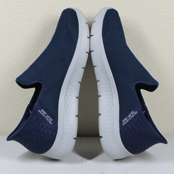 Skechers Mens Slip-Ins No Hands Go Walk Flex US 10 Blue - Picture 4 of 7